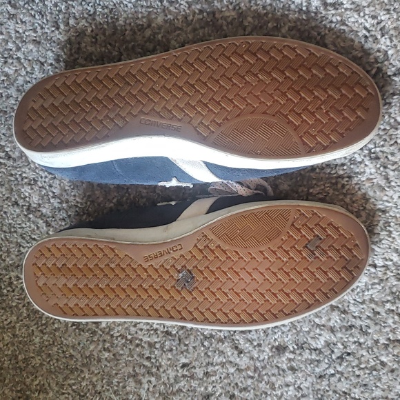 Well-worn Suede One Star Skate Sneakers in Blue & White - Picture 2 of 11